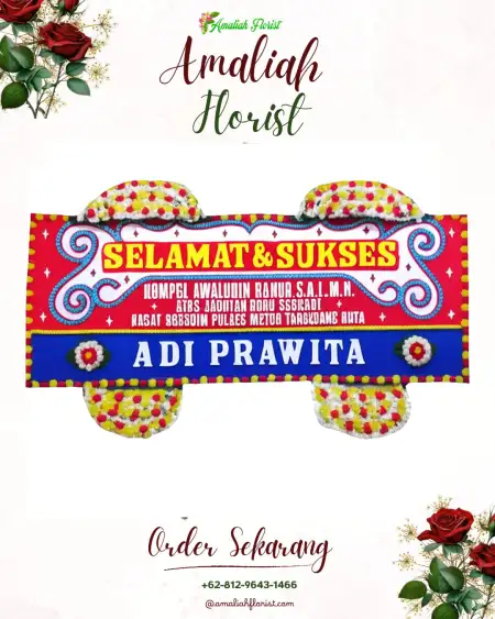 Papan Bunga Ucapan Selamat Geya