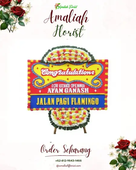 Sewa Papan Bunga Geya